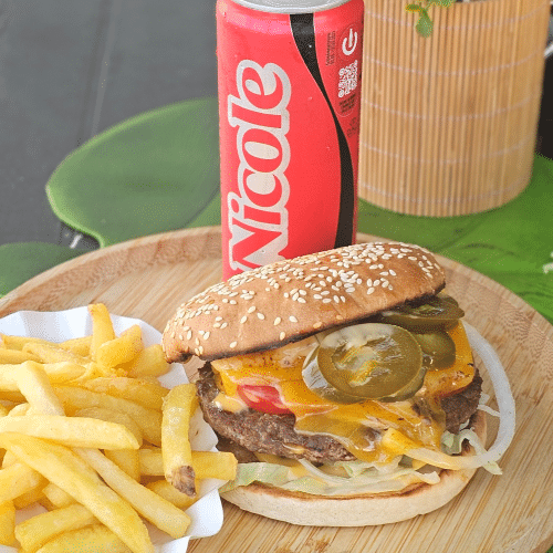 Menü Chilli Cheeseburger