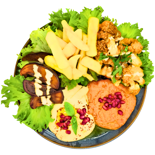 Frittierter Teller - Blumenkohl (vegan)