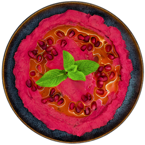 Rote-Bete-Mutabbal (vegan)