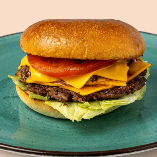 Mosh's Big Double Cheeseburger