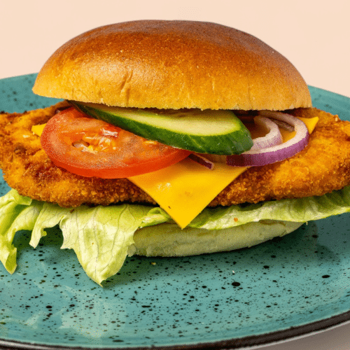 Mosh's Fried Chicken Burger