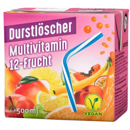 Durstlöscher Multivitamin 12 Frucht 0,5l