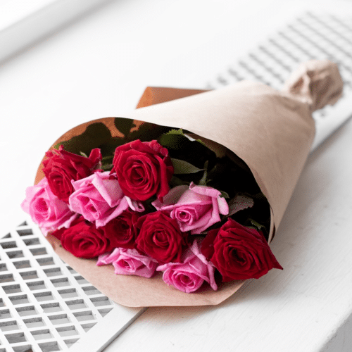 Rosen Rot und Pink 11 Stk