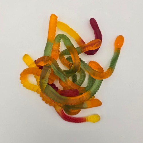 Regenwürmer aus Fruchtgummi 100g