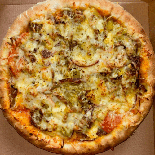 Pizza Krosse Curry Döluxe