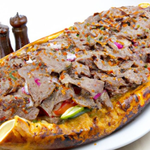 Pide mit Dönerfleisch