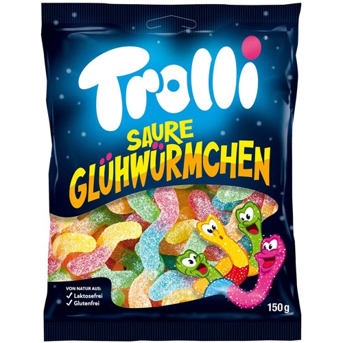 Trolli Saure Glühwürmchen 150g 