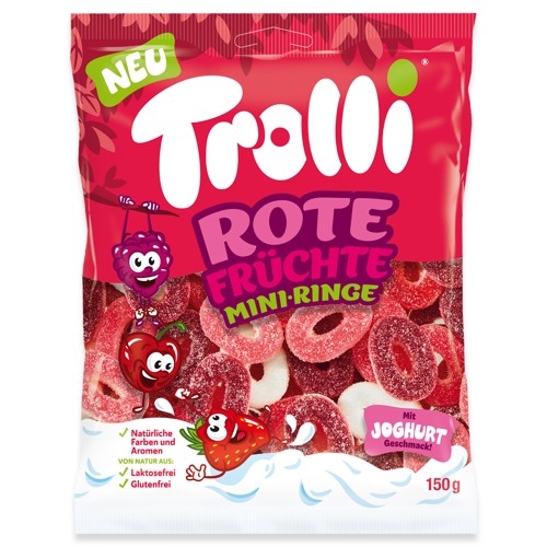 Trolli Rote Früchte Mini-Ringe 150g 
