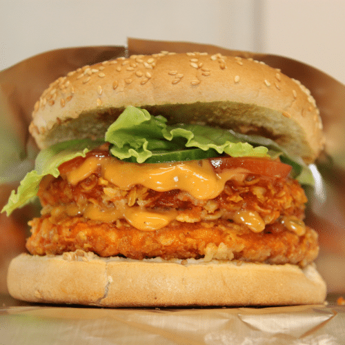 Doppel Chicken Burger