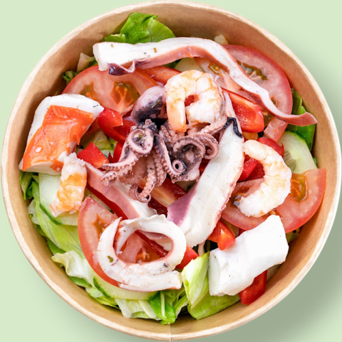 Meeresfrüchte Salat