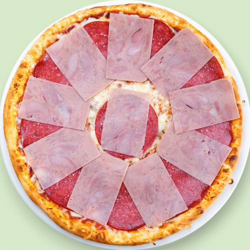 Pizza Schinken Salami