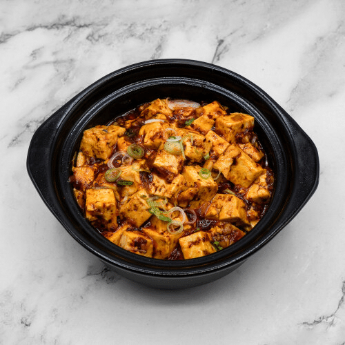 Gekochter Mapo Tofu (scharf)