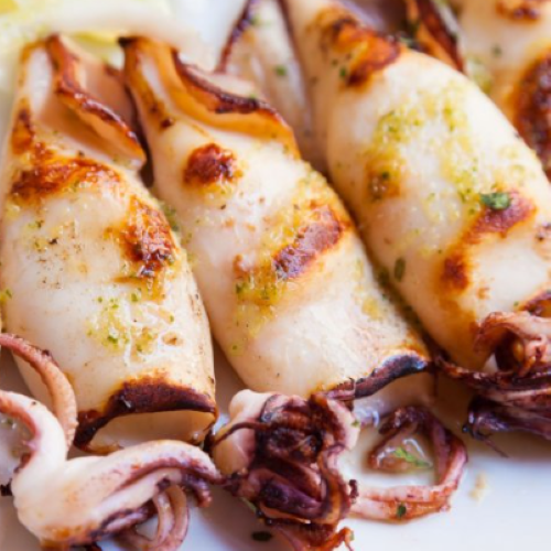 Gegrillte Mini-Calamari (3 Stück)