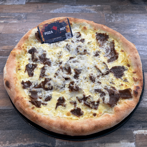 Pizza Döner mit Sauce Hollandaise,