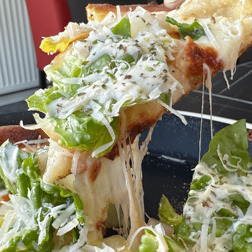 Caesar Chicken Pan Pizza