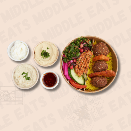 Falafel-Halloumi Big Bowl