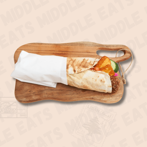 Falafel-Halloumi Wrap