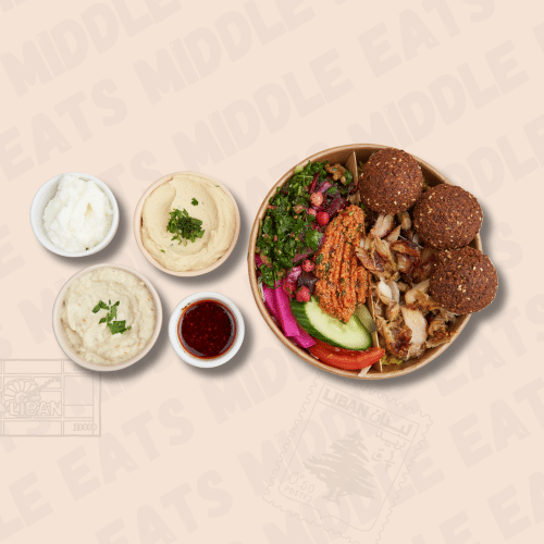 Schawarma-Falafel Big Bowl