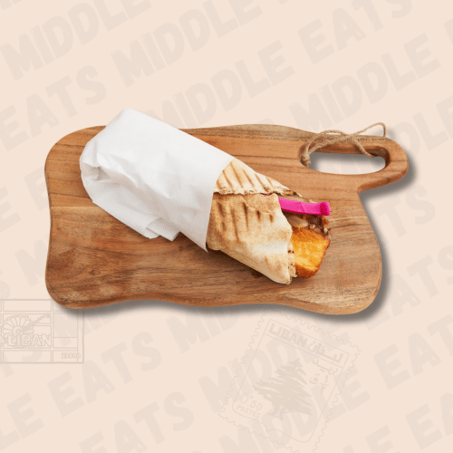 Schwarma-Halloumi Wrap