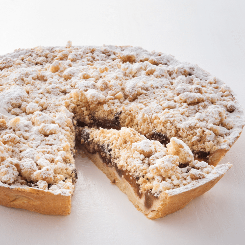 Streuselkuchen mit Pflaumen