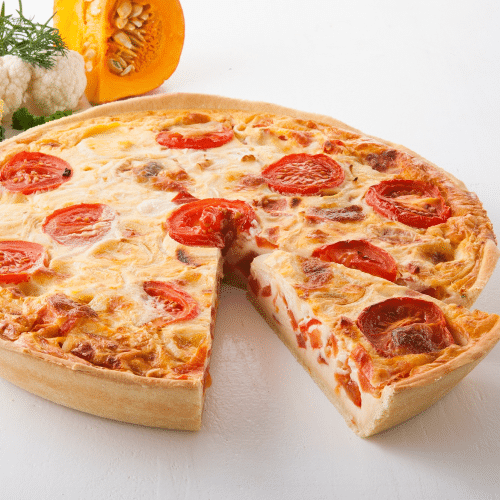Tomate-Mozzarella Quiche