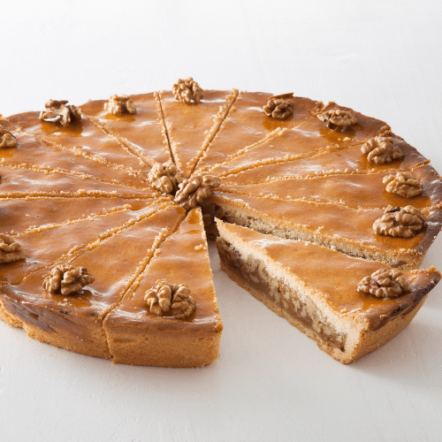 Walnuss Krokantkuchen