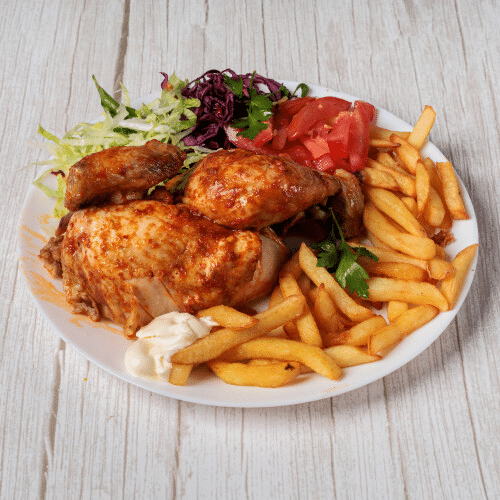 Halbes Grillhähnchen