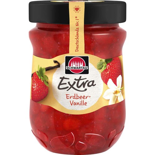 Schwartau Konfitüre extra Erdbeer/Vanille 340g