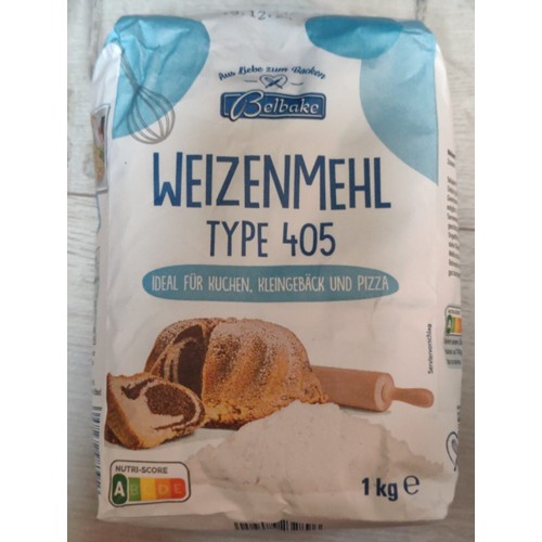 Belbake Mehl Typ 405 1000g