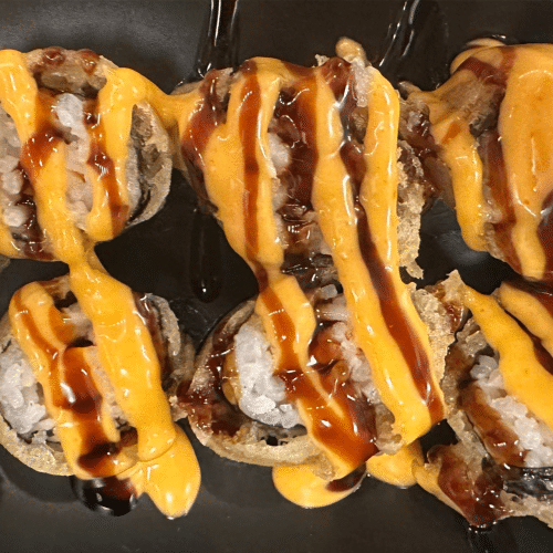 Crispy Ebi Maki (8 Stück)