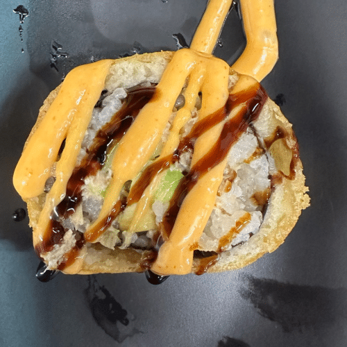 Crispy Sake Futomaki (5 Stück)