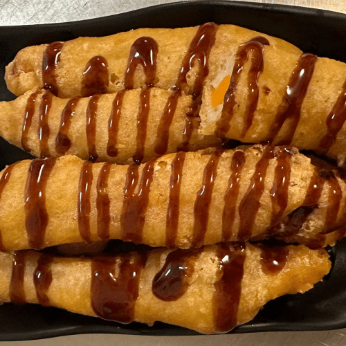 Frittierte Süßkartoffeln (vegan)
