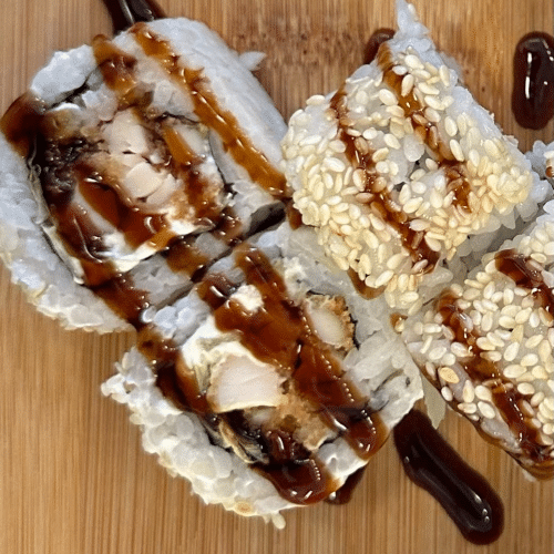 Knuspriges Hühnchen Cheese Röstzwiebeln Rolle