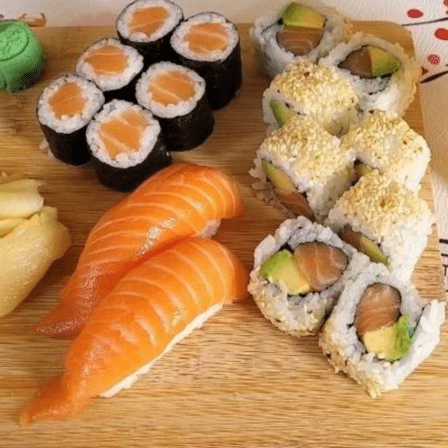 Lachs Menü