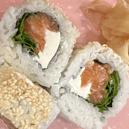 Lachs Rucola Cheese Rolle