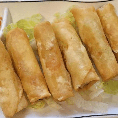 Mini Frühlingsrollen (6 Stück, vegan)