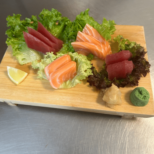 Sashimi Mix mit Lachs und Thunfisch