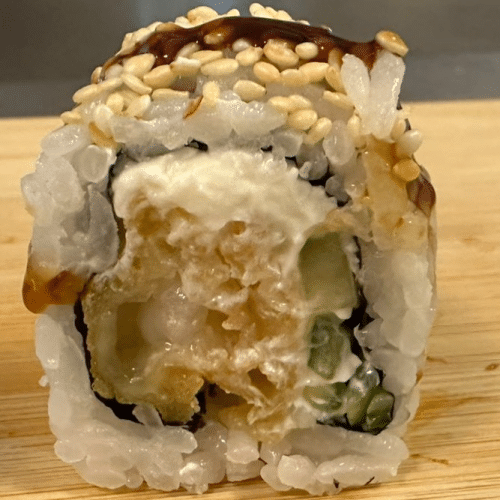 Tempura Garnelen Kappa Cheese Rolle