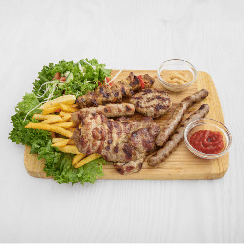 Gemischter Teller vom Schwein