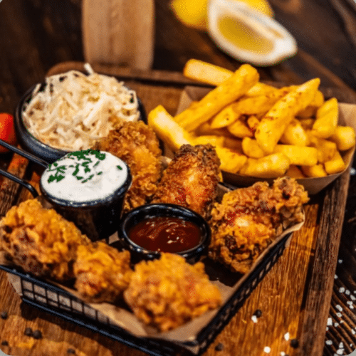 Hot Crunchy Wings Combo