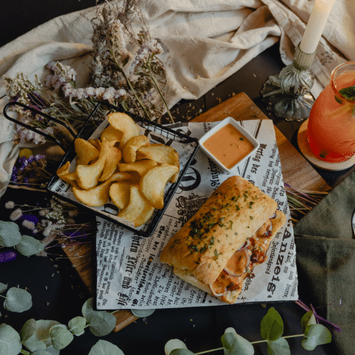 Cheesy Chicken Panini