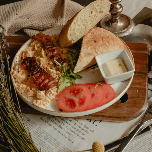 Eier Früstück Rührei