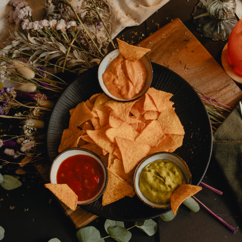 Nachos mit Dip