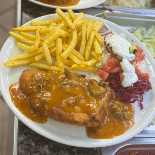 Schnitzel Menü