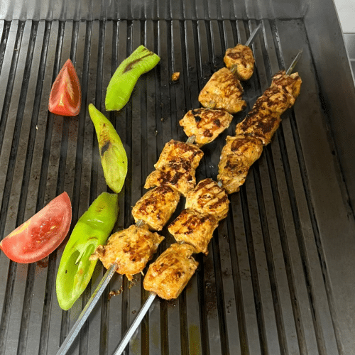 Hähnchenspieß Teller