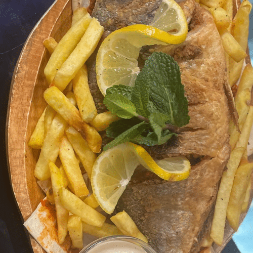 Doraden-Fischgericht