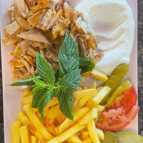 Schawarma Hähnchen Teller
