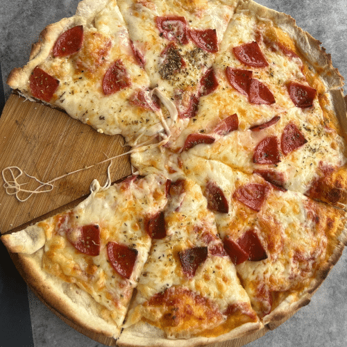 Pizza Rindersalami