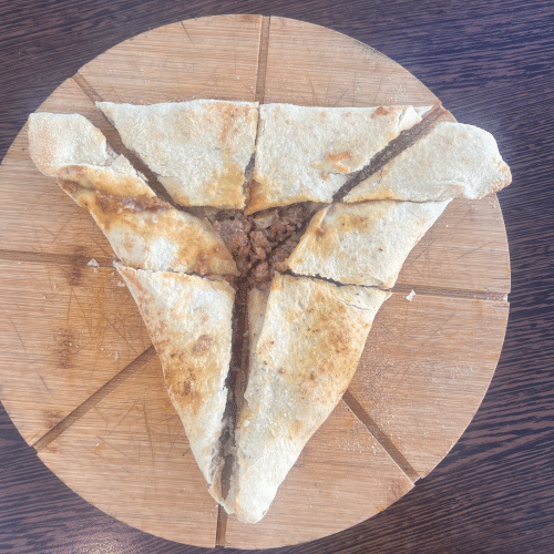 Sfiha mit Rinderhackfleisch