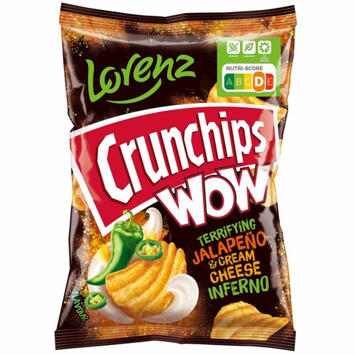 Crunchips Wow Jalapeno & Cream Cheese 110g